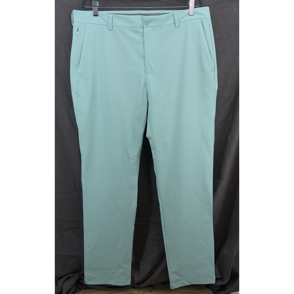 Vineyard Vines OTG On the Go Performance Pants Men 36x32 Seafoam Green Golf